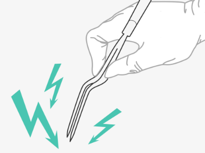 A patient having their conditioned monitored