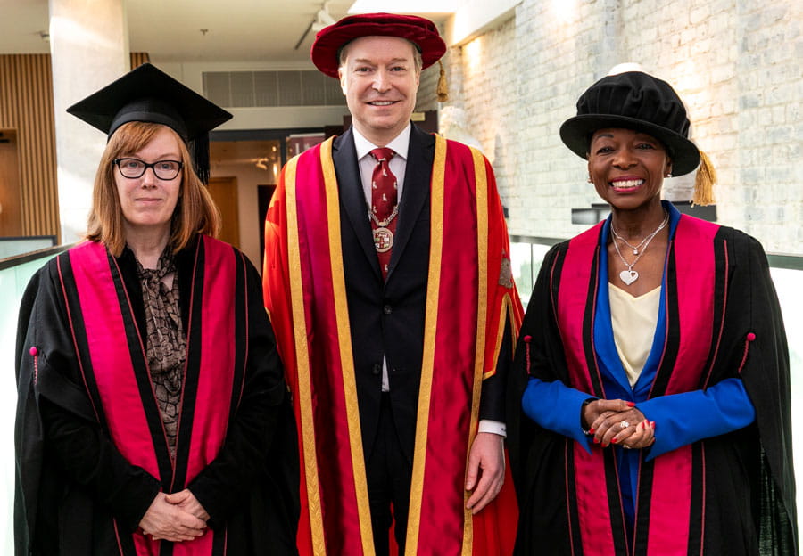 Sarah Gilbert, Matthew Garrett and Floella Benjamin