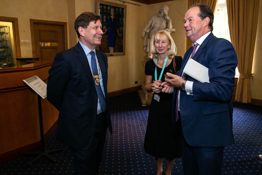 FDS Dean Professor Michael Escudier and Senior Vice Dean Dr Selina Master with Stephen Hammond MP, Minister of State for Health