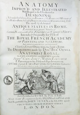 Genga Anatomy Improv'd Title Page