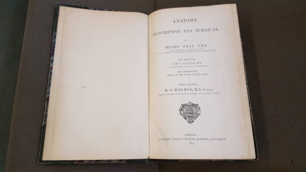 Gray's Anatomy 4: Gray's Anatomy 3rd Ed title page