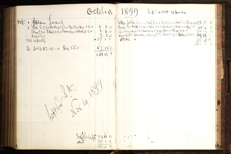 The Locked Book: October 1899